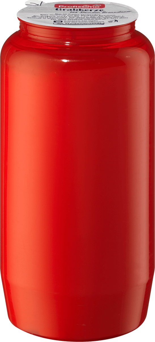 Grabkerze Nr.7 rot, 1 St