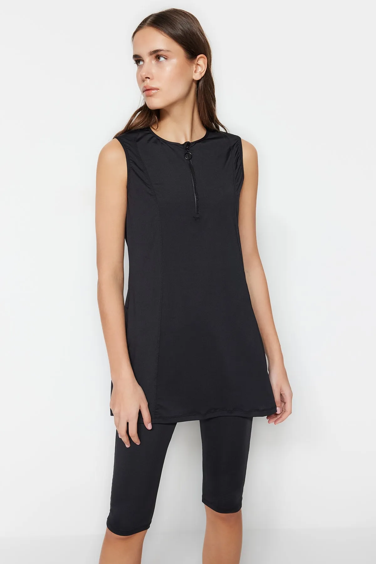 Trendyol Modest  Badeanzüge - Schwarz - Unifarben