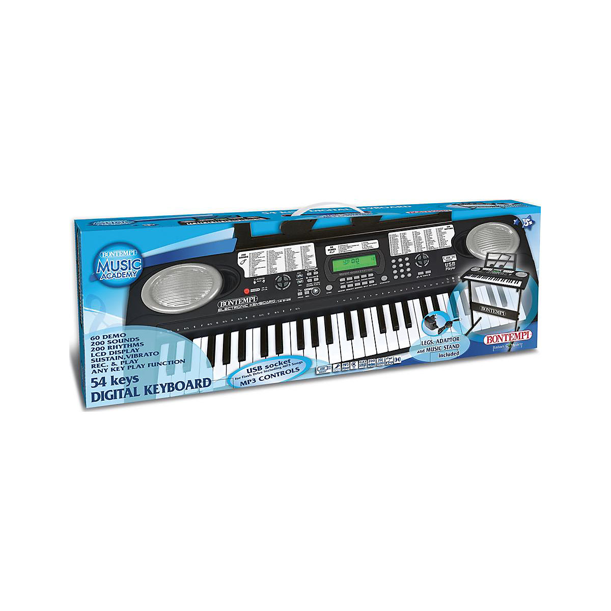 Digitales Keyboard mit 54 Midi- Tasten