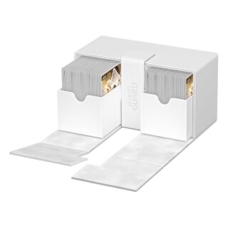 Ultimate Guard Twin Flip`n`Tray 200+ XenoSkin Monocolor - Weiß