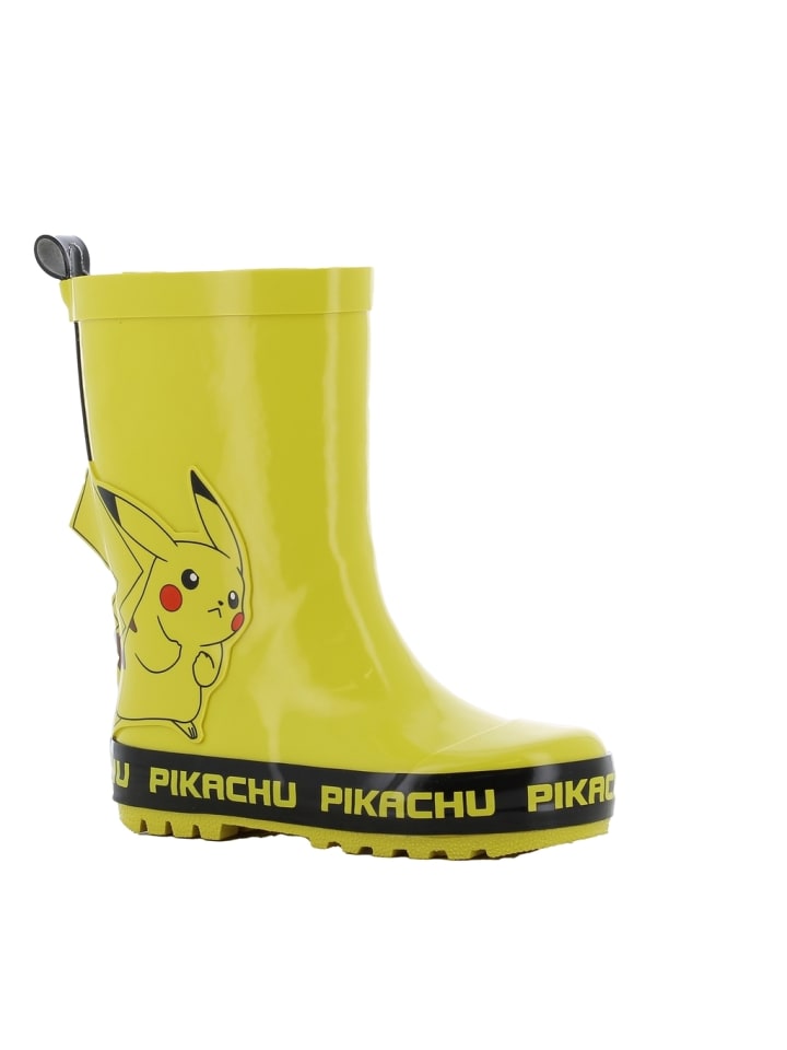 Pokémon Gummistiefel mit Pokémon Motiv, in Gelb, mit Piikachu günstig kaufen