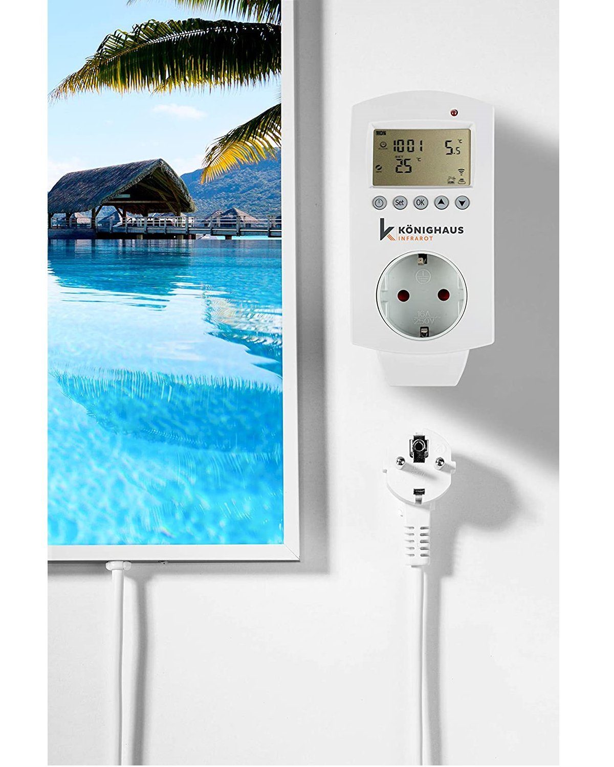 Könighaus Infrarotheizung Bild-Serie 1200W, hohe Effizienz, Made in Germany, sehr angenehme Strahlungswärme