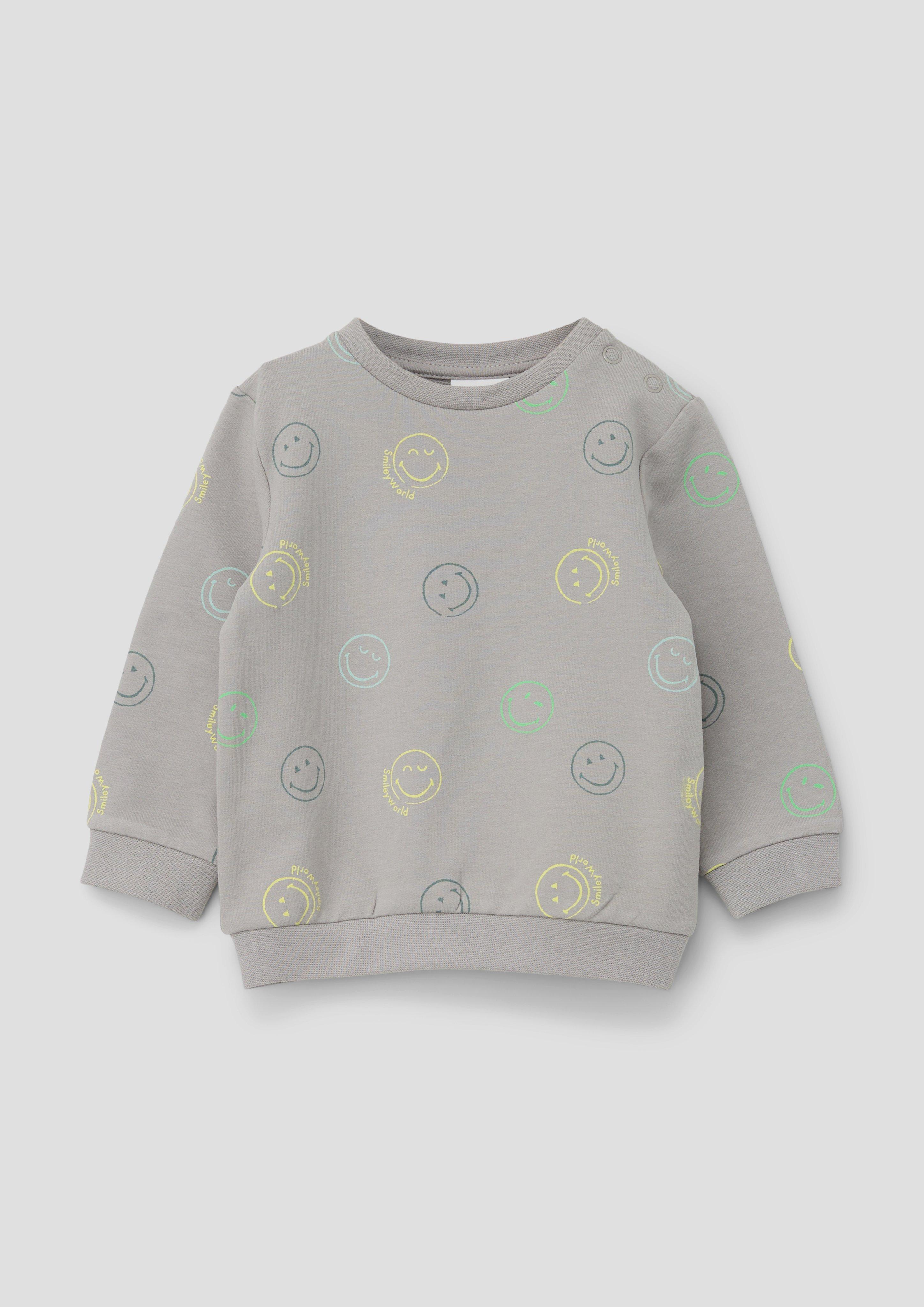 Sweatshirt mit All-over-Smiley-Print  2142743-91A7