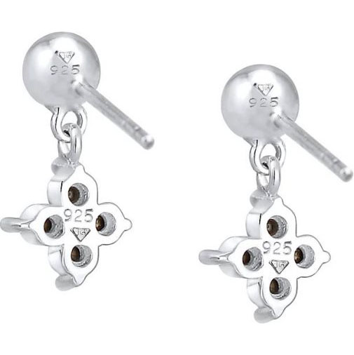 Elli Ohrringe Kinder Blume Kristalle Süss 925 Silber