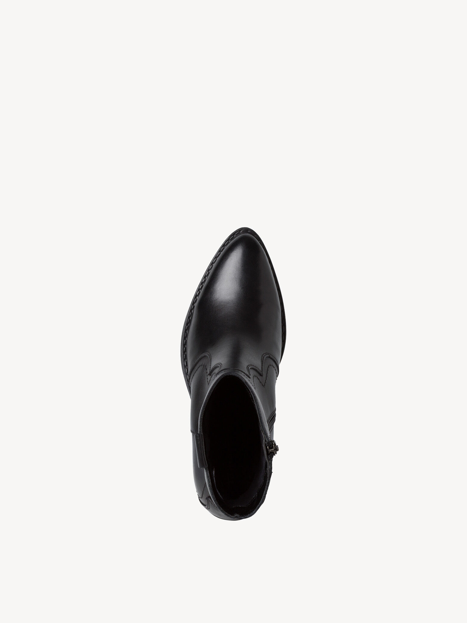 Bottes de cow-boy en cuir - noir