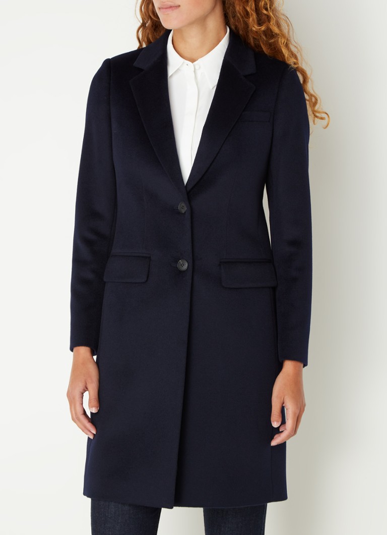 Hobbs Cavendish wool coat with flap pockets