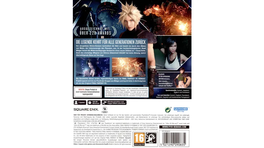 Final Fantasy VII Remake Intergrade