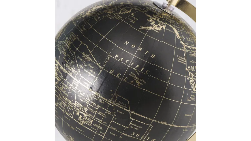 Boltze Dekoaufsteller Globe Ø 20cm Gold