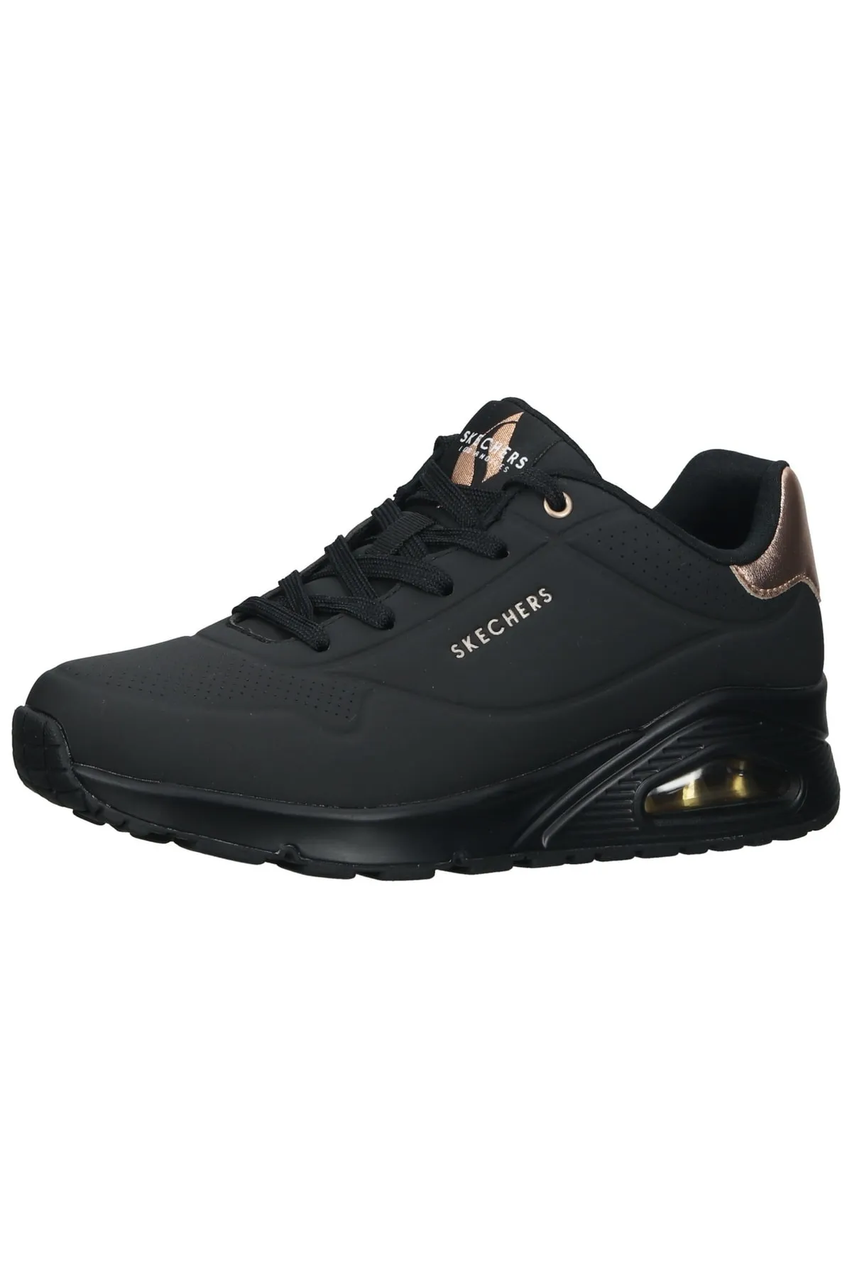 SKECHERS  Sneaker - Schwarz - Flacher Absatz