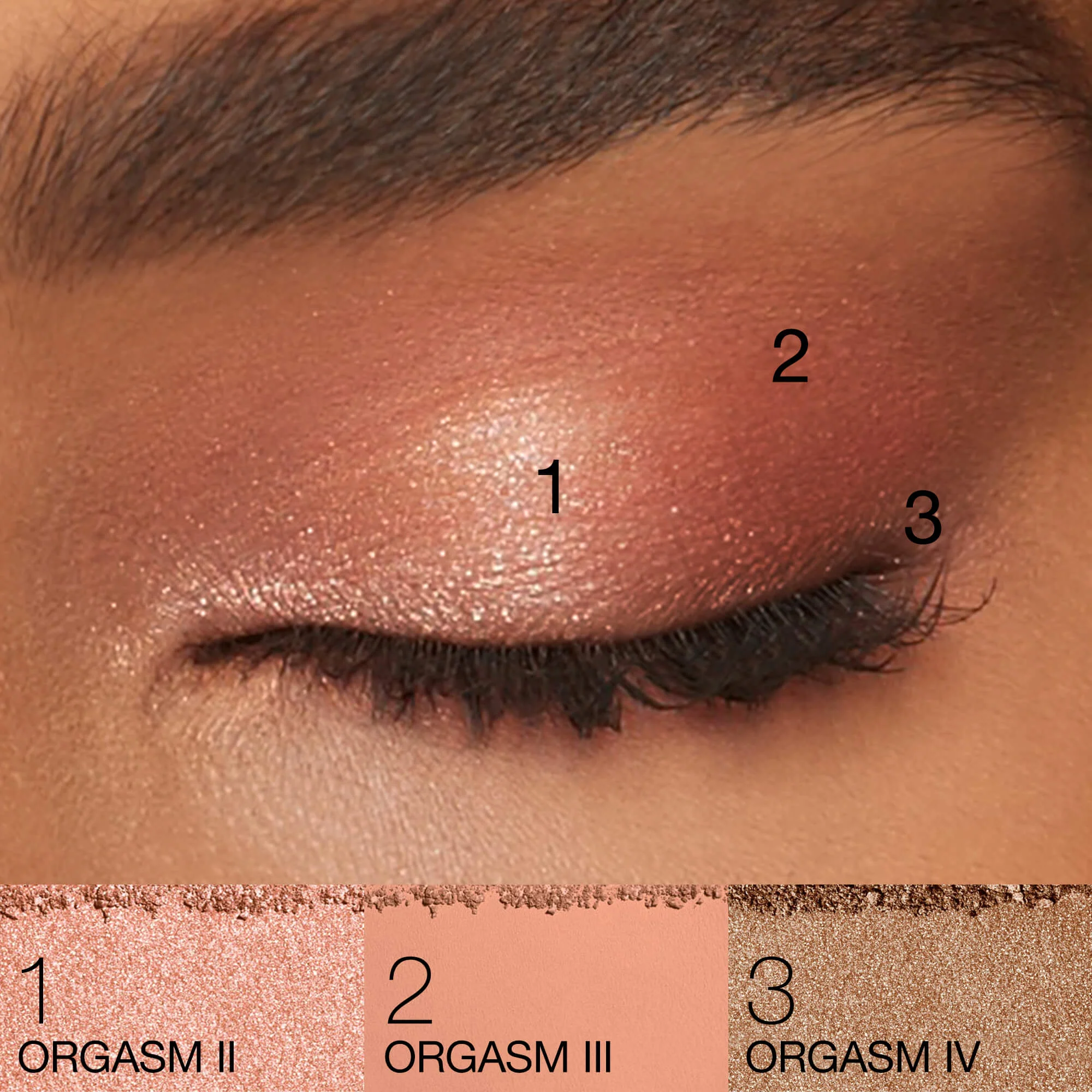 4 SOMBRAS DE OJOS - Paleta para el rostro