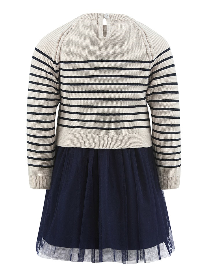 happy girls by Eisend Kleid in Creme/ Dunkelblau günstig kaufen