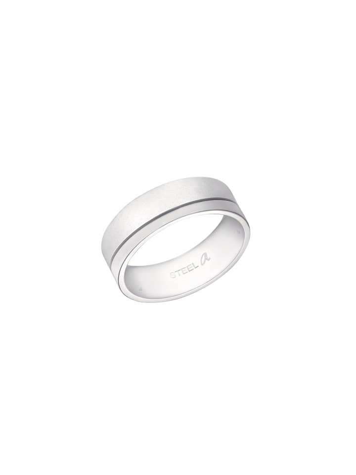 Amor Ring Edelstahl in Silber günstig kaufen