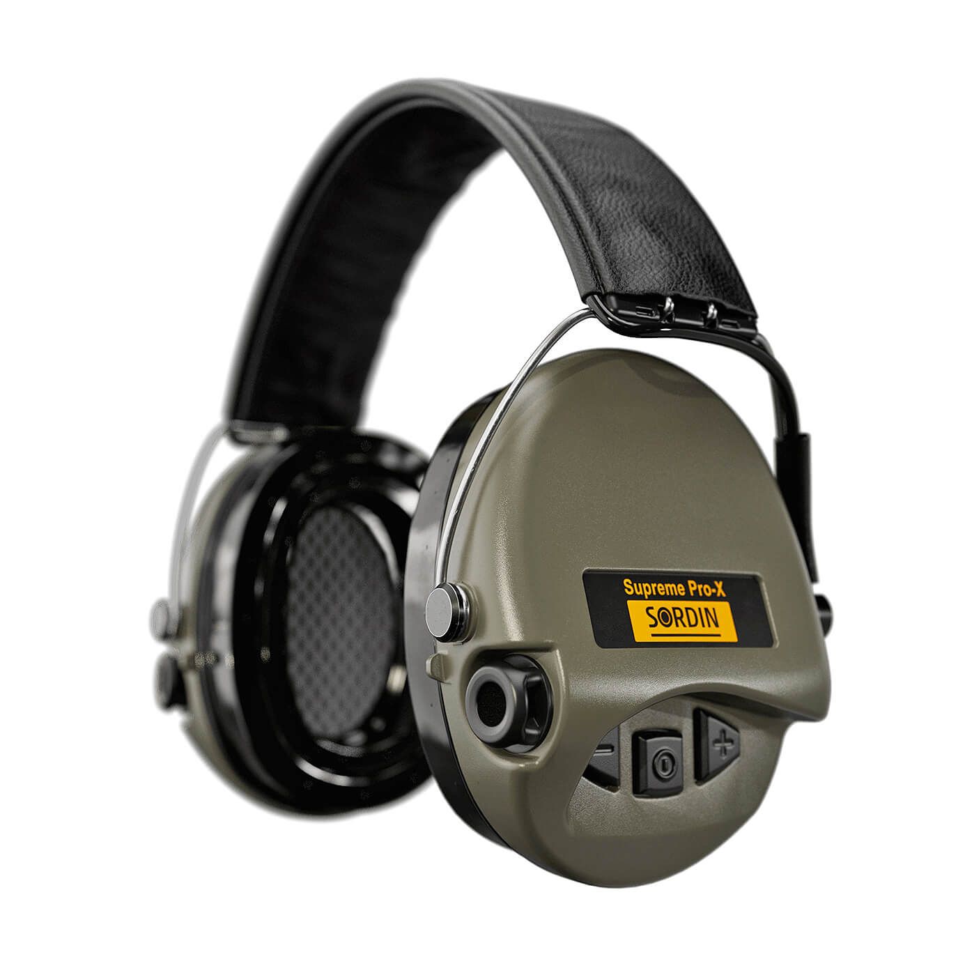Gehörschutz Pro-X mit Lederband u. Gelkissen
