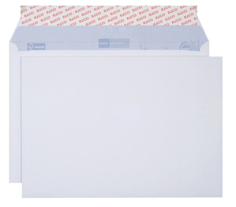 Elco Proclima Briefumschläge Ohne Fenster C4 324 (B) x 229 (H) mm Abziehstreifen Weiß 120 g/m² 250 Stück