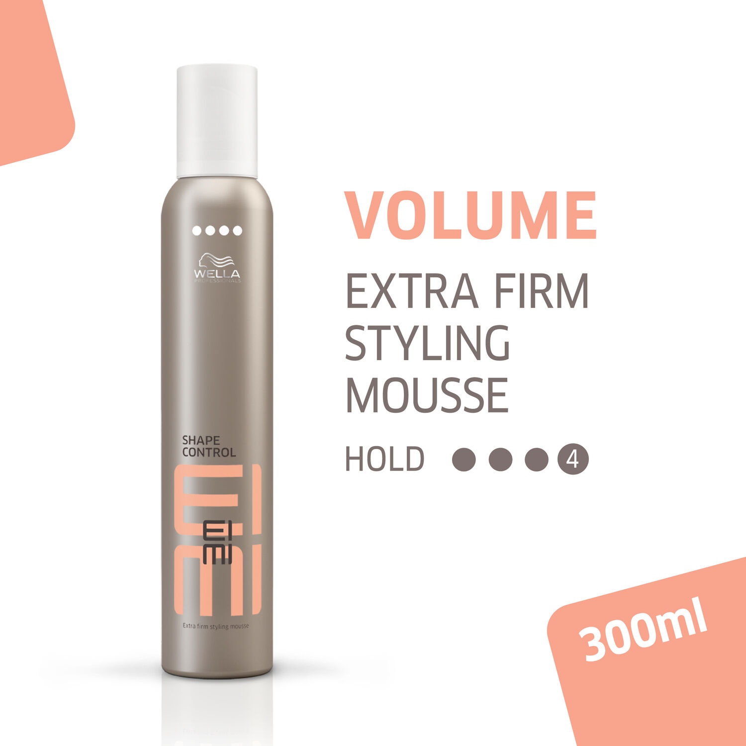 Wella EIMI Shape Control Mousse de coiffage tenue extra fixe, 100 ml