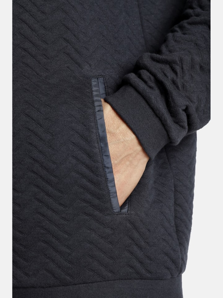 Charles Colby Sweatjacke ANNTHONY in dunkelblau günstig kaufen 3XL