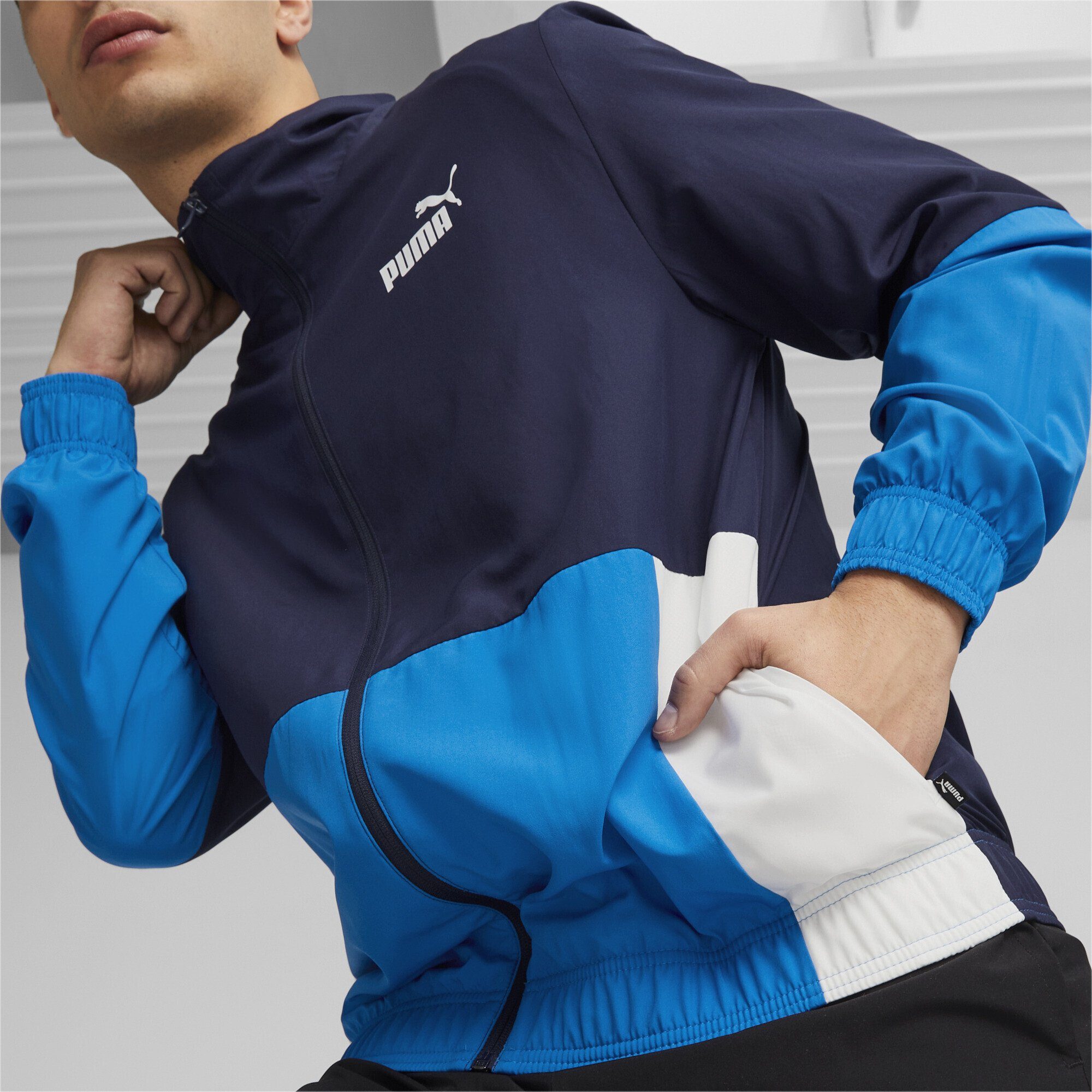 PUMA Trainingsanzug Gewebter Trainingsanzug Herren