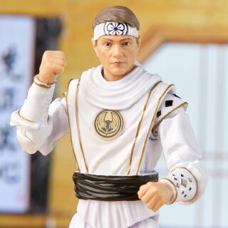 Power Rangers x Cobra Kai Ligtning Collection Actionfigur: Morphed Daniel LaRusso - White Crane Ranger