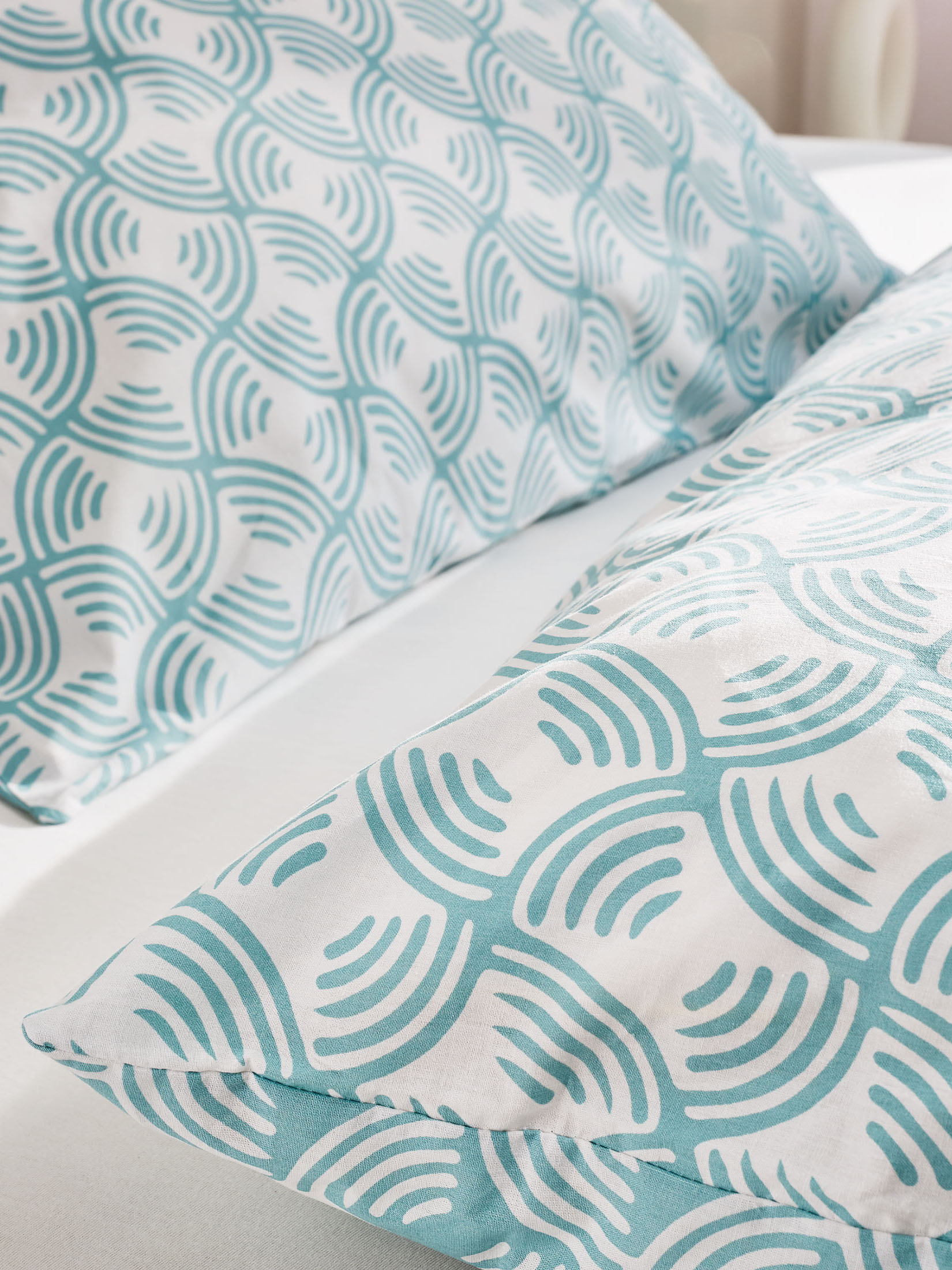 Malanda Satin-Bettwäsche, Altmint