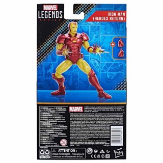 Marvel Legends Series: Iron Man (Heroes Return) (BAF: Totally Awesome Hulk)