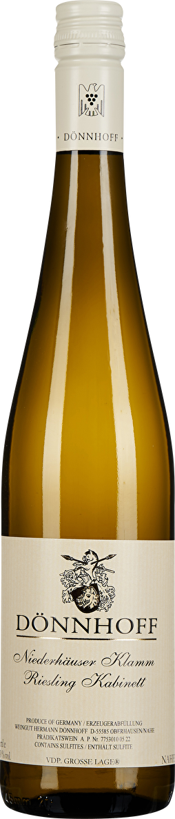 Dönnhoff Riesling Kabinett Niederhäuser Klamm VDP Große Lage 2022
