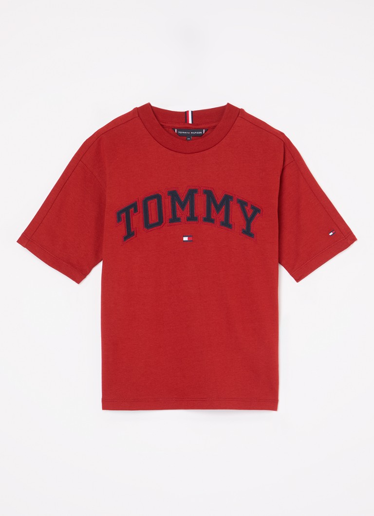Tricou Tommy Hilfiger cu logo brodat