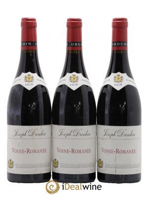 Vosne-Romanée Joseph Drouhin  2016 - Lot de 3 Bouteilles