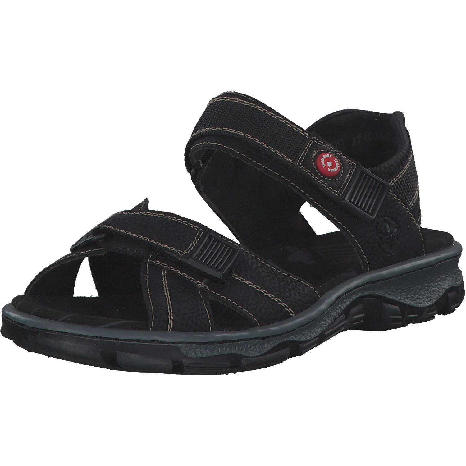 Rieker 68851, Sandalen, Damen, schwarz