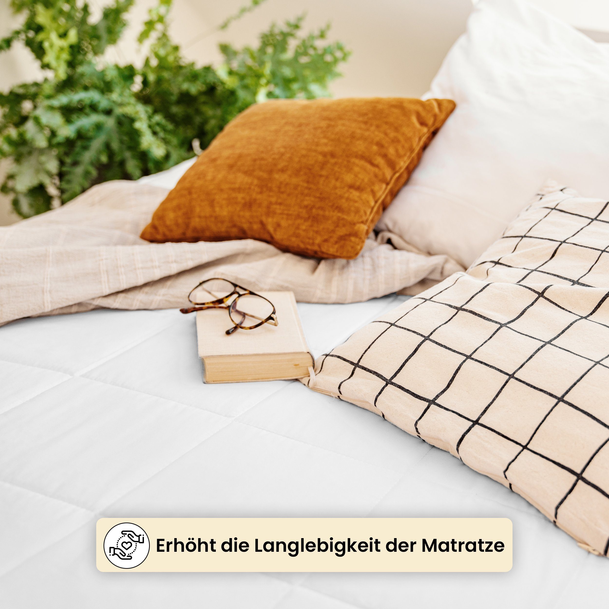 Matratzenauflage Matratzenschoner - Matratzenauflage viele Größen zum Matratzenschutz Gentle North, in den gängigsten Größen