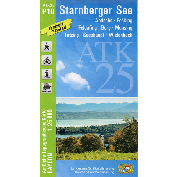 Starnberger See 1 : 25 000 - Wanderkarte