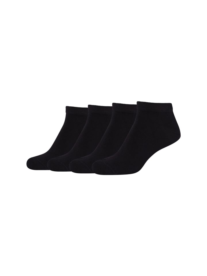 camano Sneakersocken bamboo 4er Pack ca-soft in Schwarz günstig kaufen