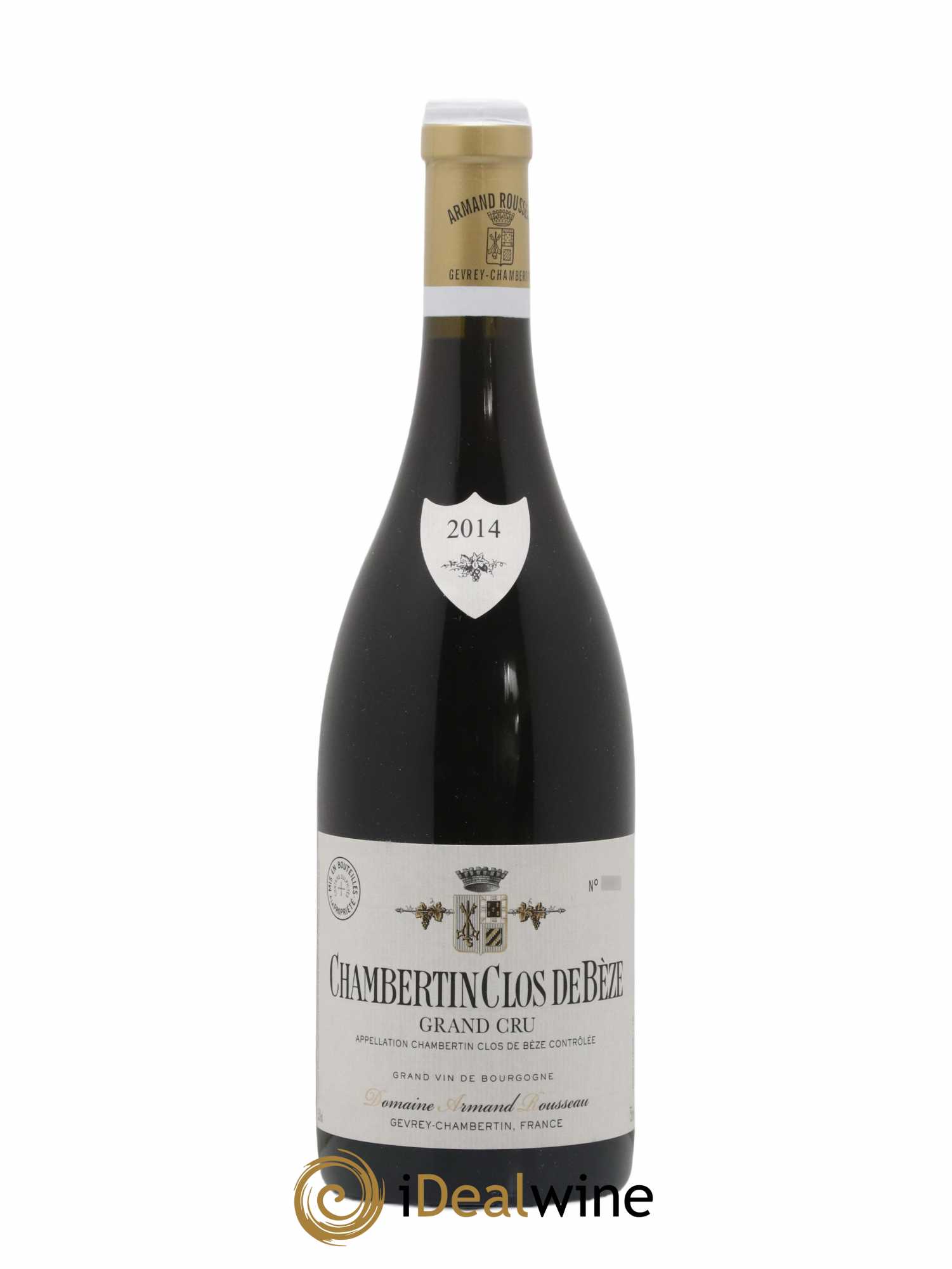 Chambertin Clos de Bèze Grand Cru Armand Rousseau (Domaine)  2014 - Lot de 1 Bouteille