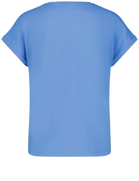 Blusenshirt mit Chiffon-Layer