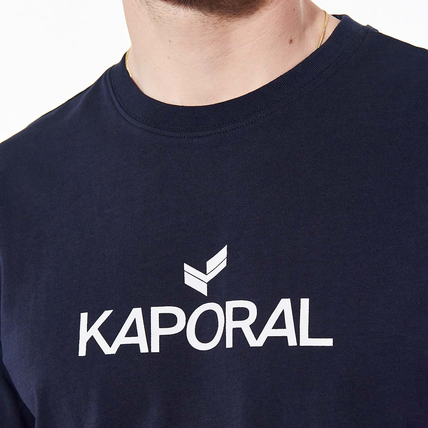 LERES  T-shirt bleu Homme en 100% coton bio
