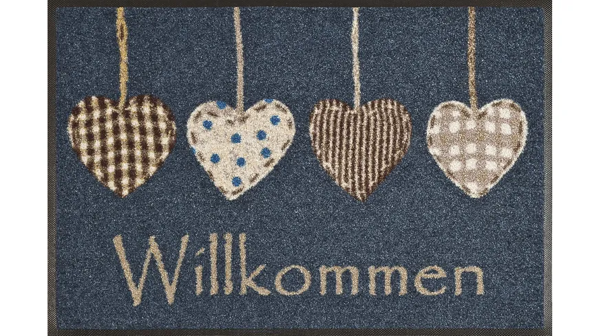 wash+dry Fußmatte Cottage Hearts 50x75cm