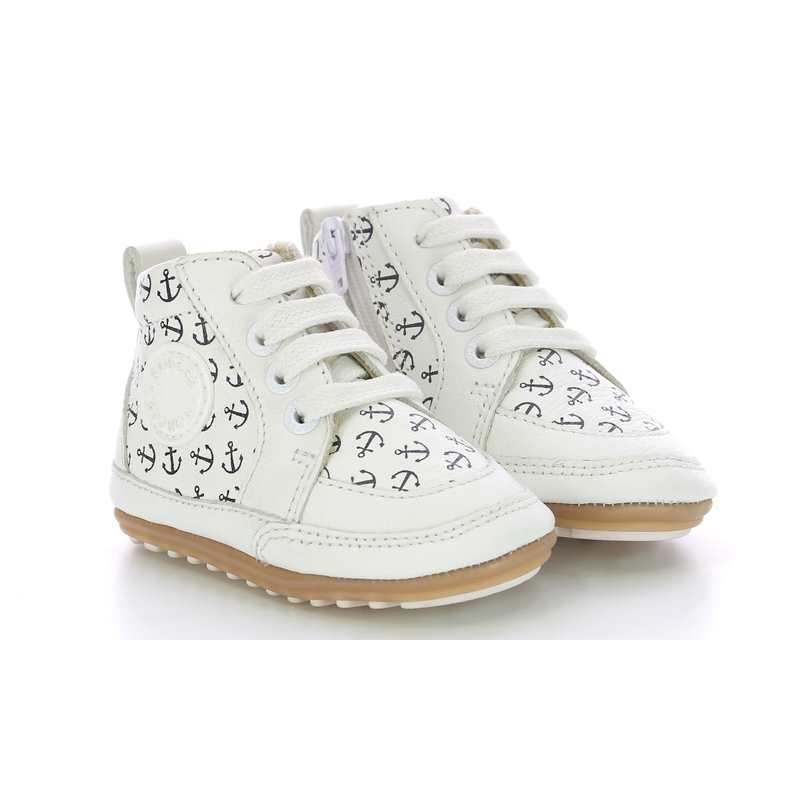 Sneakers hautes cuir Migo