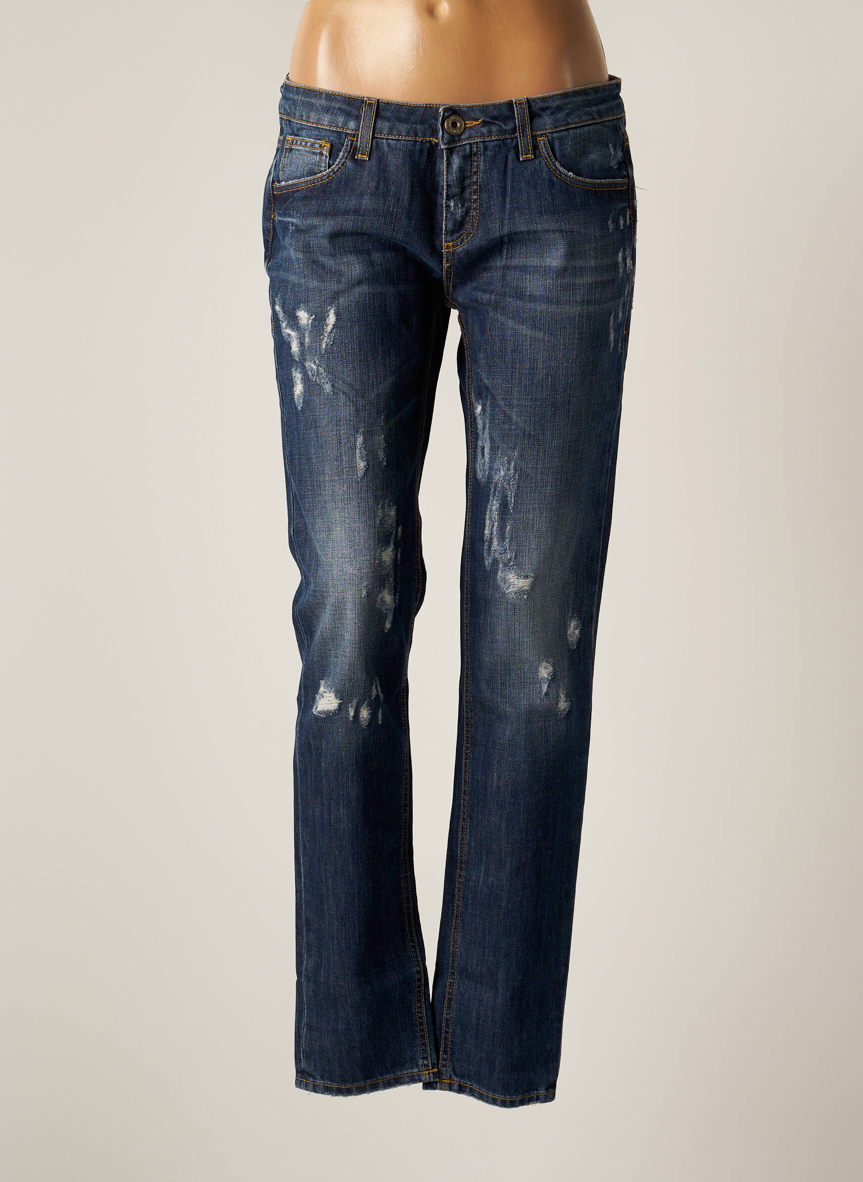 Trussardi Jeans Jeans Coupe Slim Femme couleur bleu