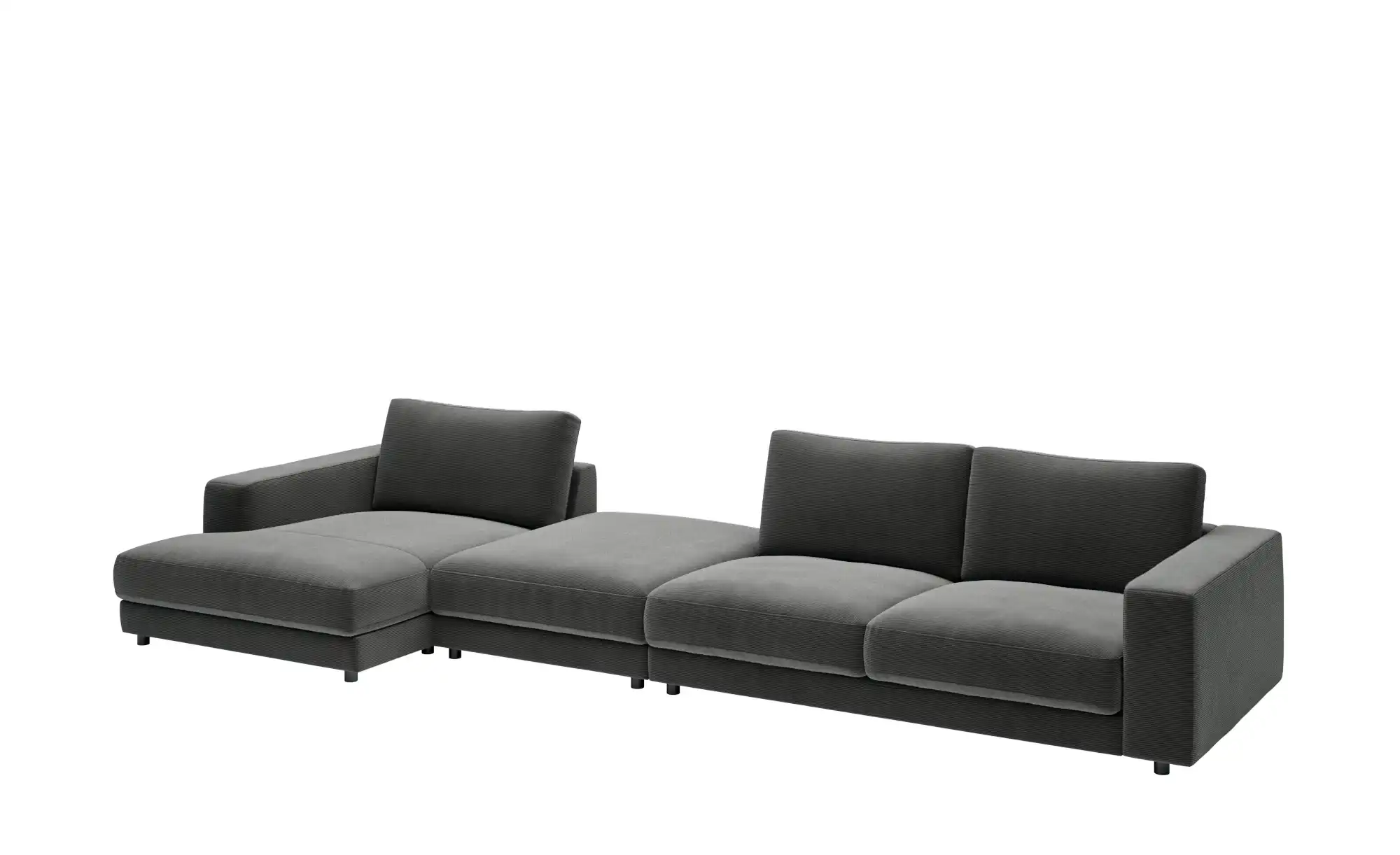 Jette Home Ecksofa in Feincord Sila