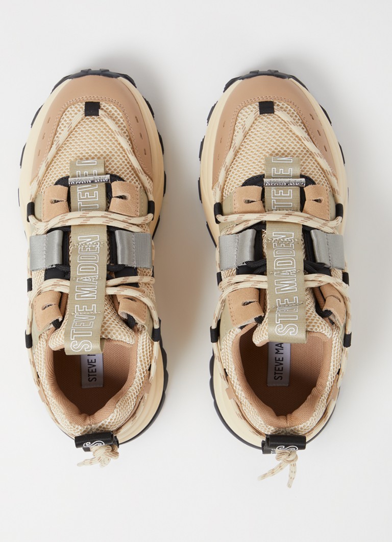 Teniși Steve Madden Tazmania cu detalii din piele ecologică