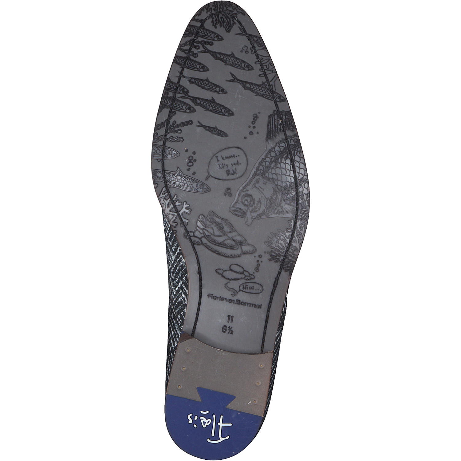 Floris van Bommel 30149, Klassische Halbschuhe, Herren, White-black