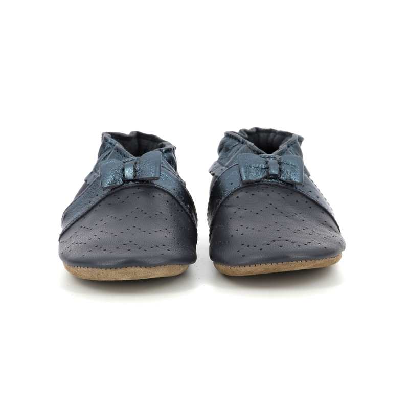 Chaussons cuir tannage vegetal Happy Mood