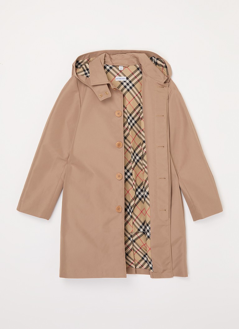 Burberry Nathaniel parka ar noņemamu kapuci