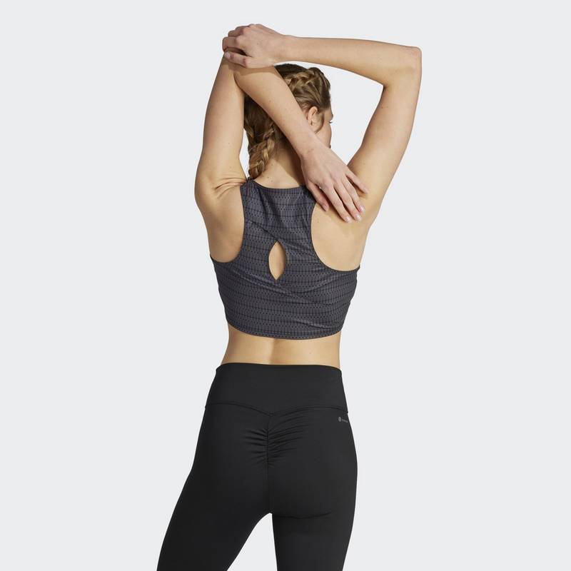 adidas Yoga Studio Print Crop-Top Croptop Damen
