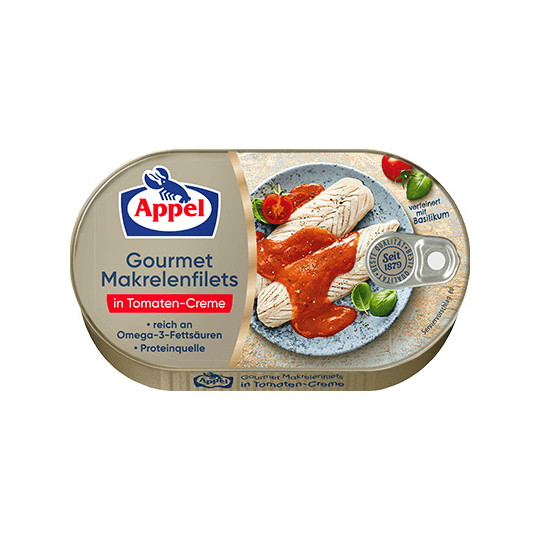 Appel Gourmet Makrelenfilets in Tomaten-Creme 200G