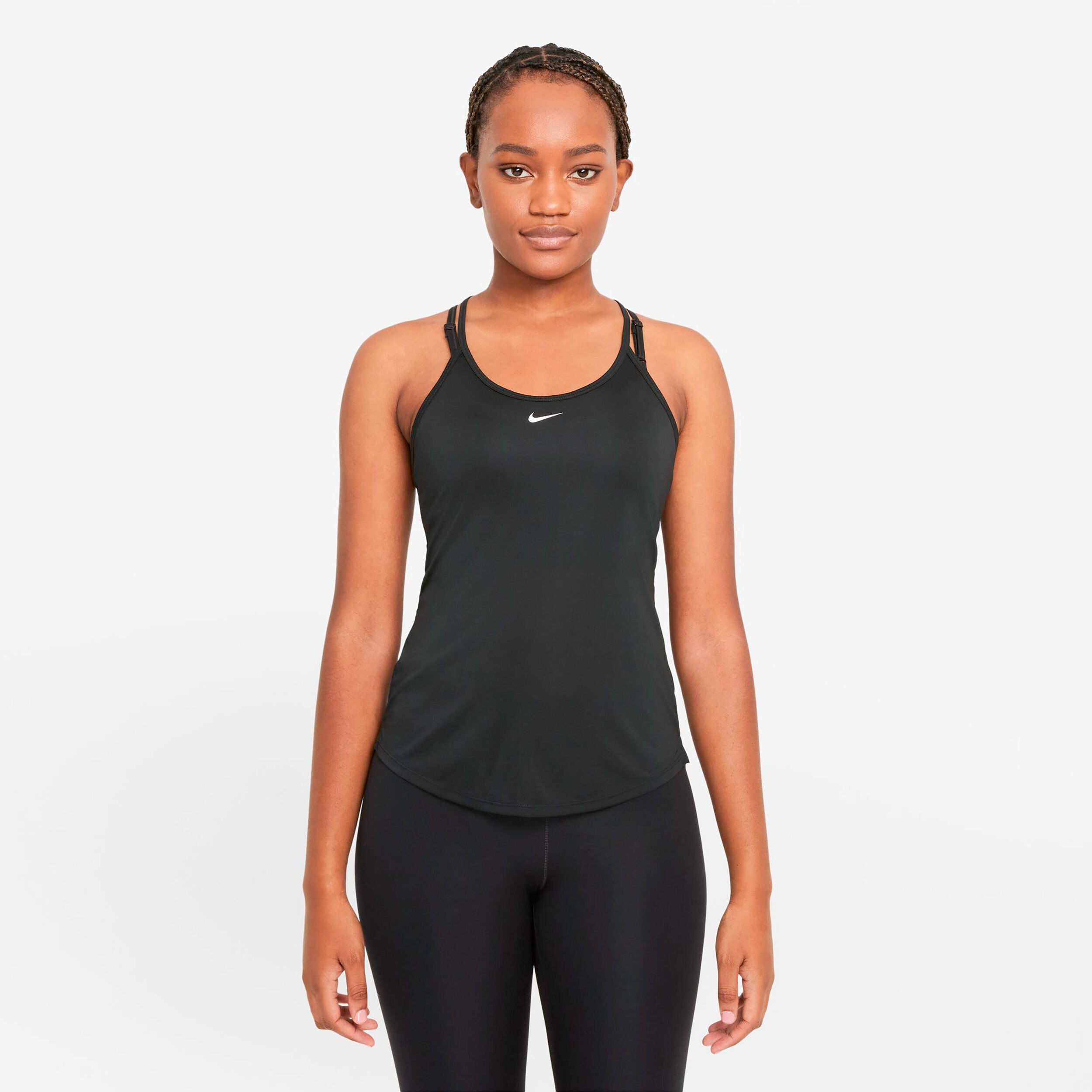 Dri-Fit One Elstka Tank-Top Damen - Schwarz, Weiß