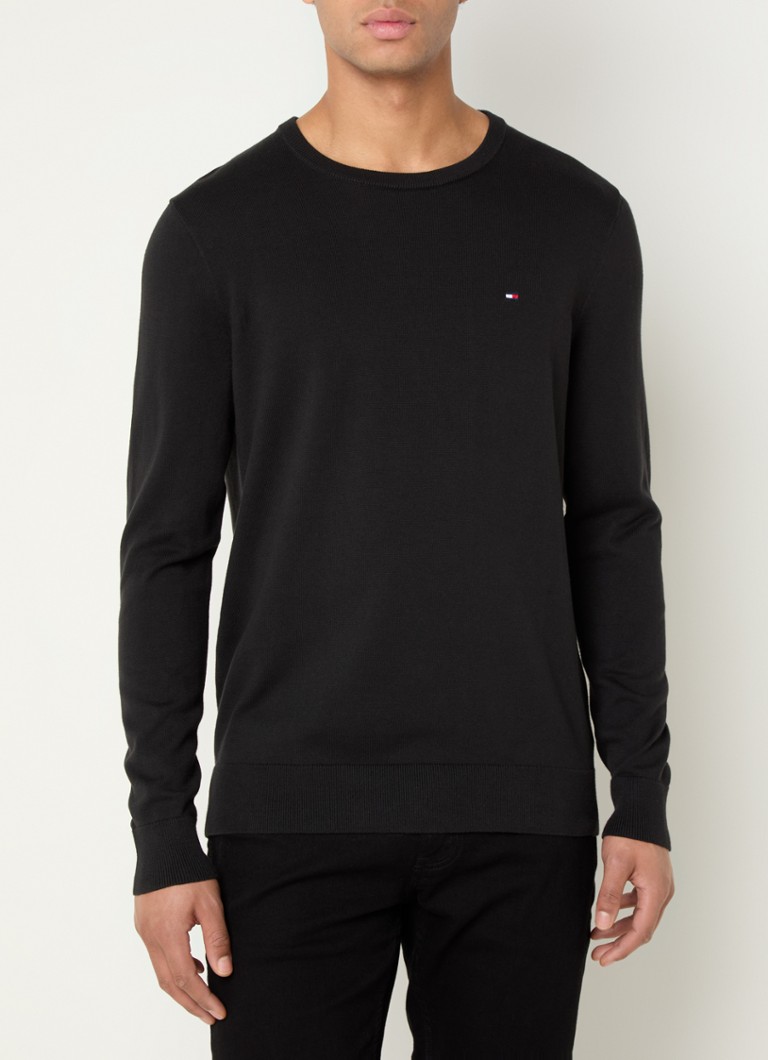 Tommy Hilfiger Essential fine-knit pullover with logo