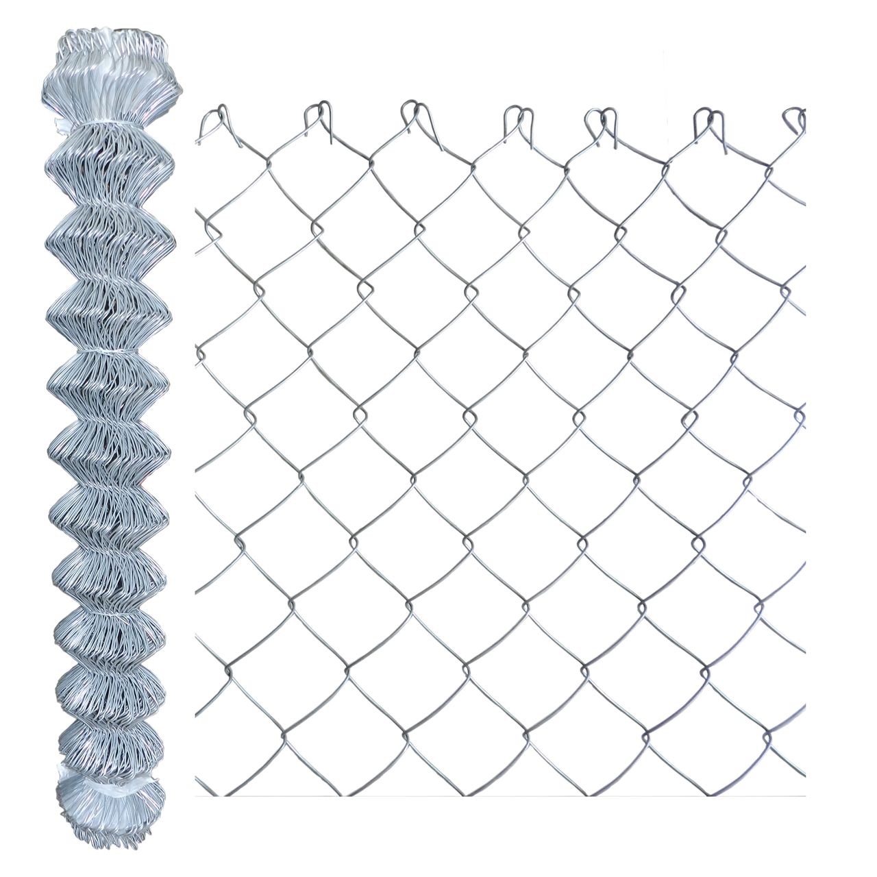 Vago-Tools Maschendrahtzaun Zaun Gitterzaun Maschinengeflecht 0,8 x25 m Drahtzaun