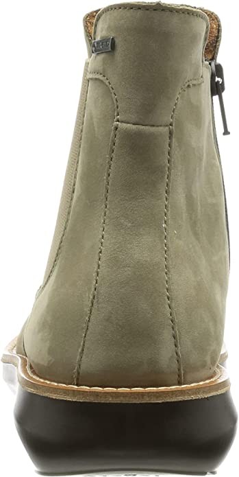 SUPERFIT Stiefeletten beige grün Nubuk