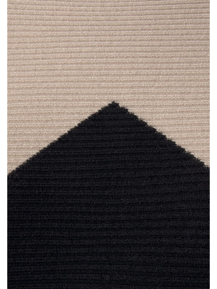 LASCANA Strickpullover in sand-schwarz günstig kaufen