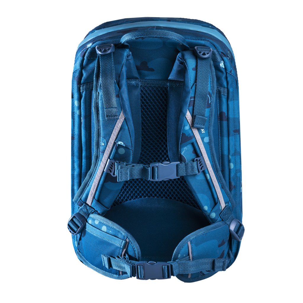 Frii of Norway Ergonomischer Schulrucksack Expand 20-25l Ninja Blue